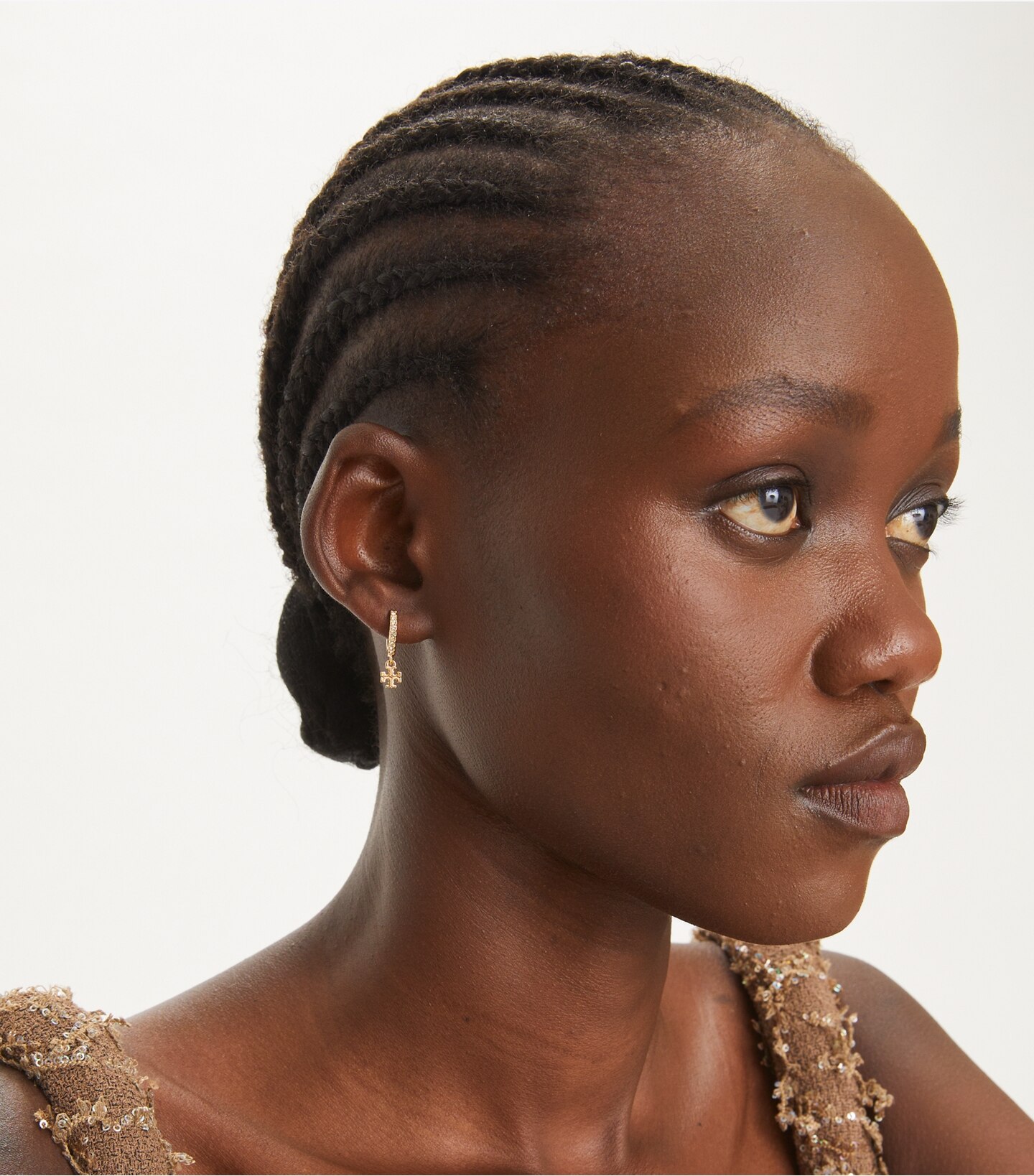 Icon Pavé Huggie Earring