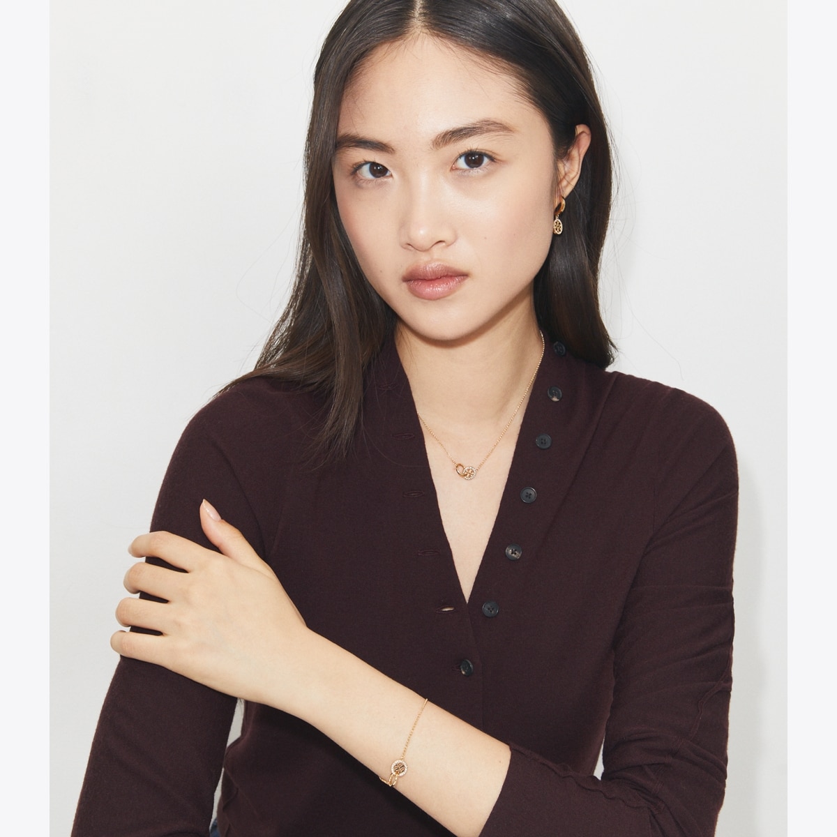 TORY BURCH チェーンベルト icon-pavé-interlocking-chain-