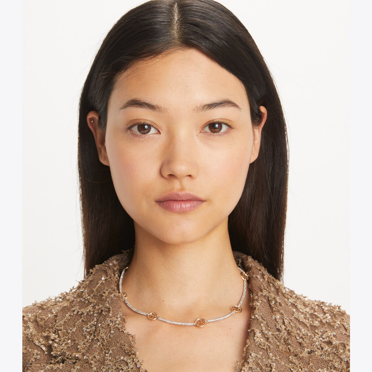 Icon Pavé Necklace: Women's Designer Necklaces | Tory Burch
