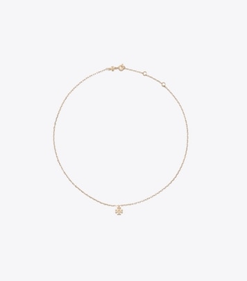 フォーゲットミーノット エナメル フラワー ペンダント ネックレス