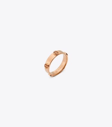 Tory Burch designer rings Icon Ring in Rose Gold angle