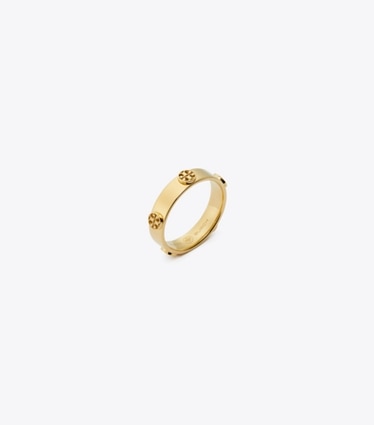 Tory Burch designer rings Icon Ring in Tory Gold angle