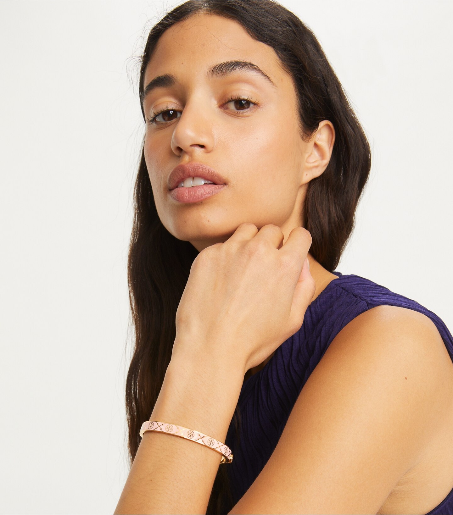 Icon T Monogram Hinge Bracelet