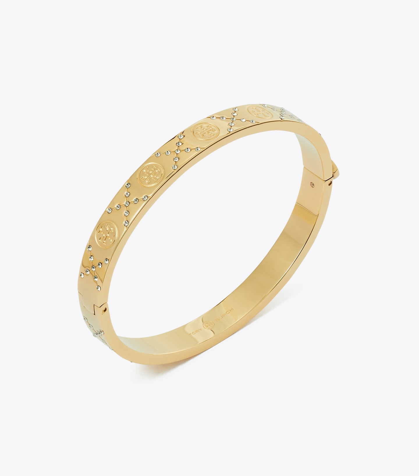 Icon T Monogram Pavé Hinge Bracelet