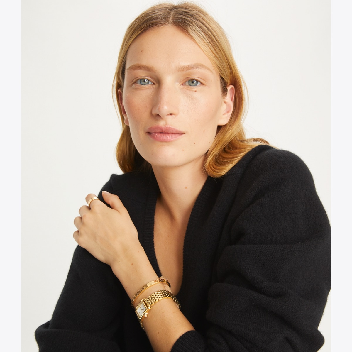 Icon T Monogram Thin Hinge Bracelet: Women's Jewelry | Bracelets