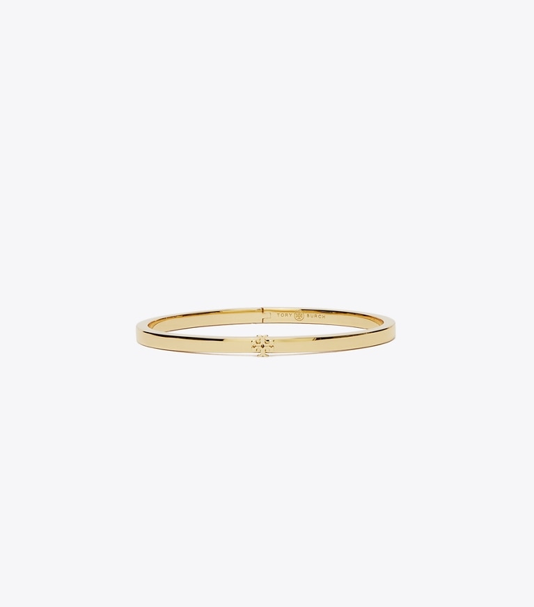 Tory Burch designer ブレスレット キラ スリムブレスレット in Tory Gold front