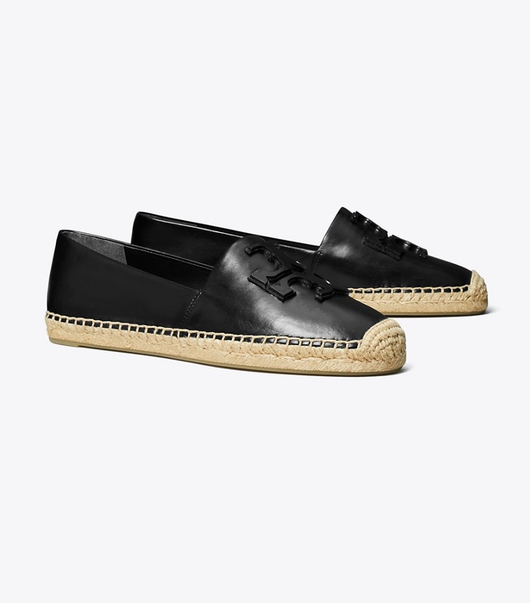 Tory Burch designer espadrilles Ines Espadrille in PERFECT BLACK angle