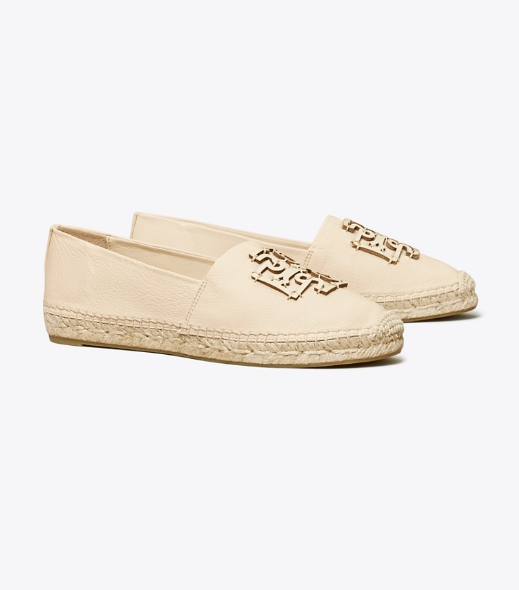 Tory Burch designer espadrilles Ines Espadrille in New Cream / Natural angle