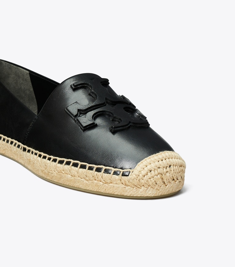 Tory Burch designer espadrilles Ines Espadrille in PERFECT BLACK angle
