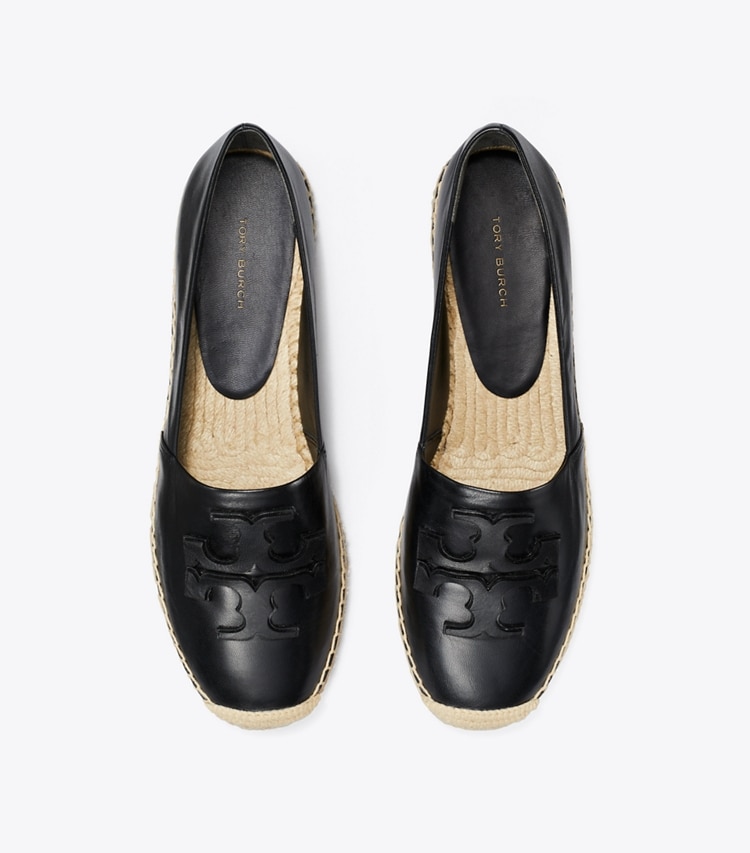 Tory Burch designer espadrilles Ines Espadrille in PERFECT BLACK overhead