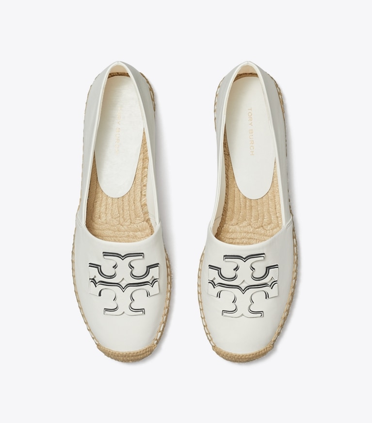 Tory Burch designer espadrilles Ines Espadrille in GARDENIA angle
