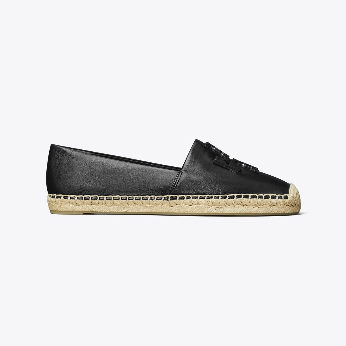 【新品未使用】TORY BURCH Espadrilles 24.0cm/7 Tory Burch Embellished Espadrille Suede Jewel Perfect Black