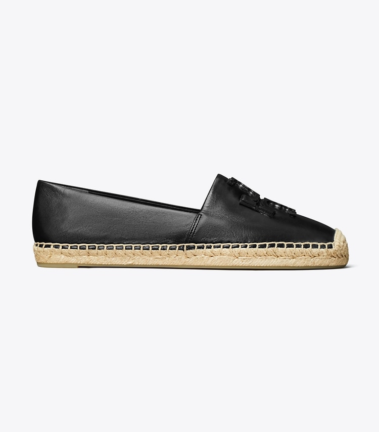 Tory Burch designer espadrilles Ines Espadrille in PERFECT BLACK side