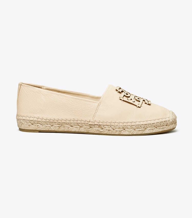 Tory Burch designer espadrilles Ines Espadrille in New Cream / Natural side