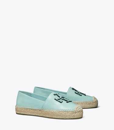 Tory Burch designer espadrilles Ines Platform Espadrille in Northern Blue angle