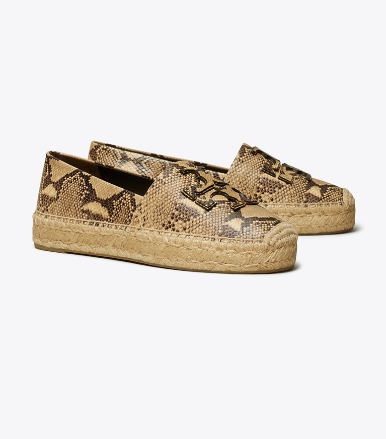 Designer fashion platform espadrilles