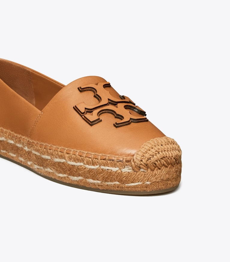 Tory Burch designer espadrilles Ines Platform Espadrille in TAN angle