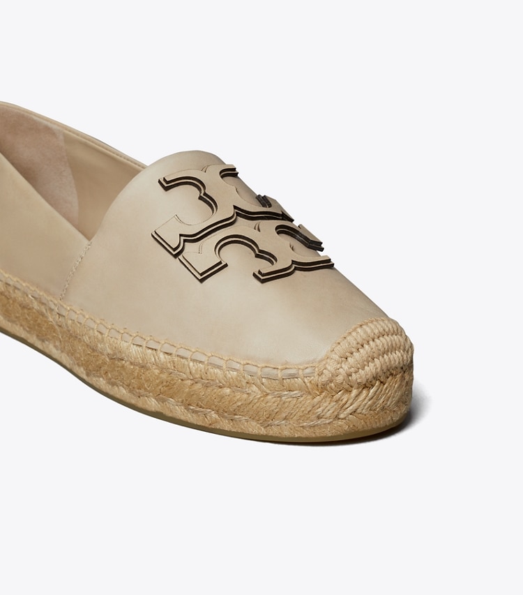 Tory Burch designer espadrilles Ines Platform Espadrille in STONE GRAY detail