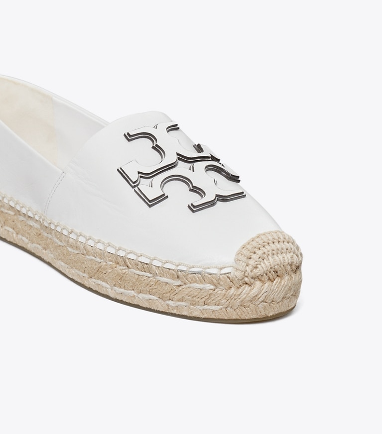 Tory Burch designer espadrilles Ines Platform Espadrille in GARDENIA angle