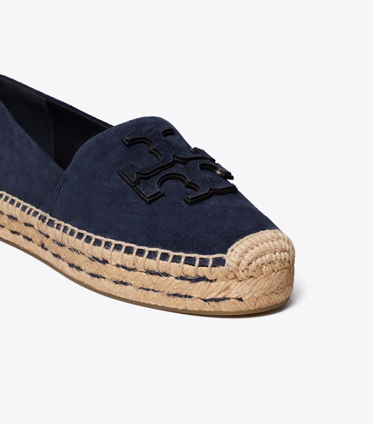 Tory Burch designer espadrilles Ines Platform Espadrille in NAVY detail