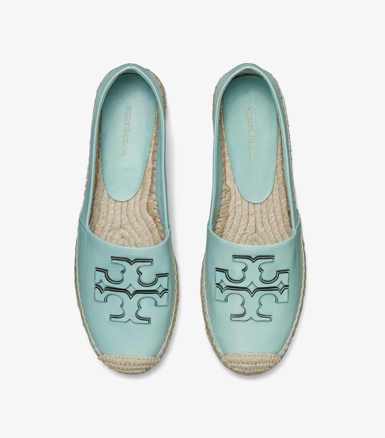 Tory Burch designer espadrilles Ines Platform Espadrille in Northern Blue overhead