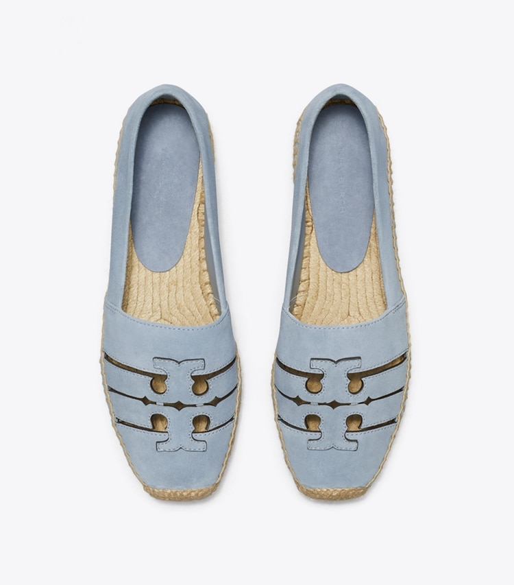 Tory Burch designer espadrilles Ines Platform Espadrille in ARIA BLUE overhead