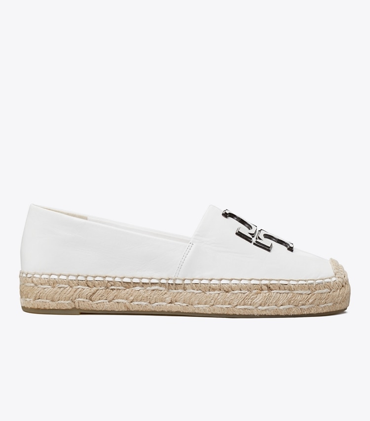 Tory Burch designer espadrilles Ines Platform Espadrille in GARDENIA side