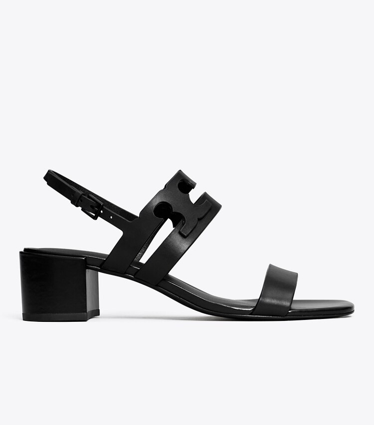 Tory Burch designer sandalen Ines Sandale mit Absatz in PERFECT BLACK / PERFECT BLACK side
