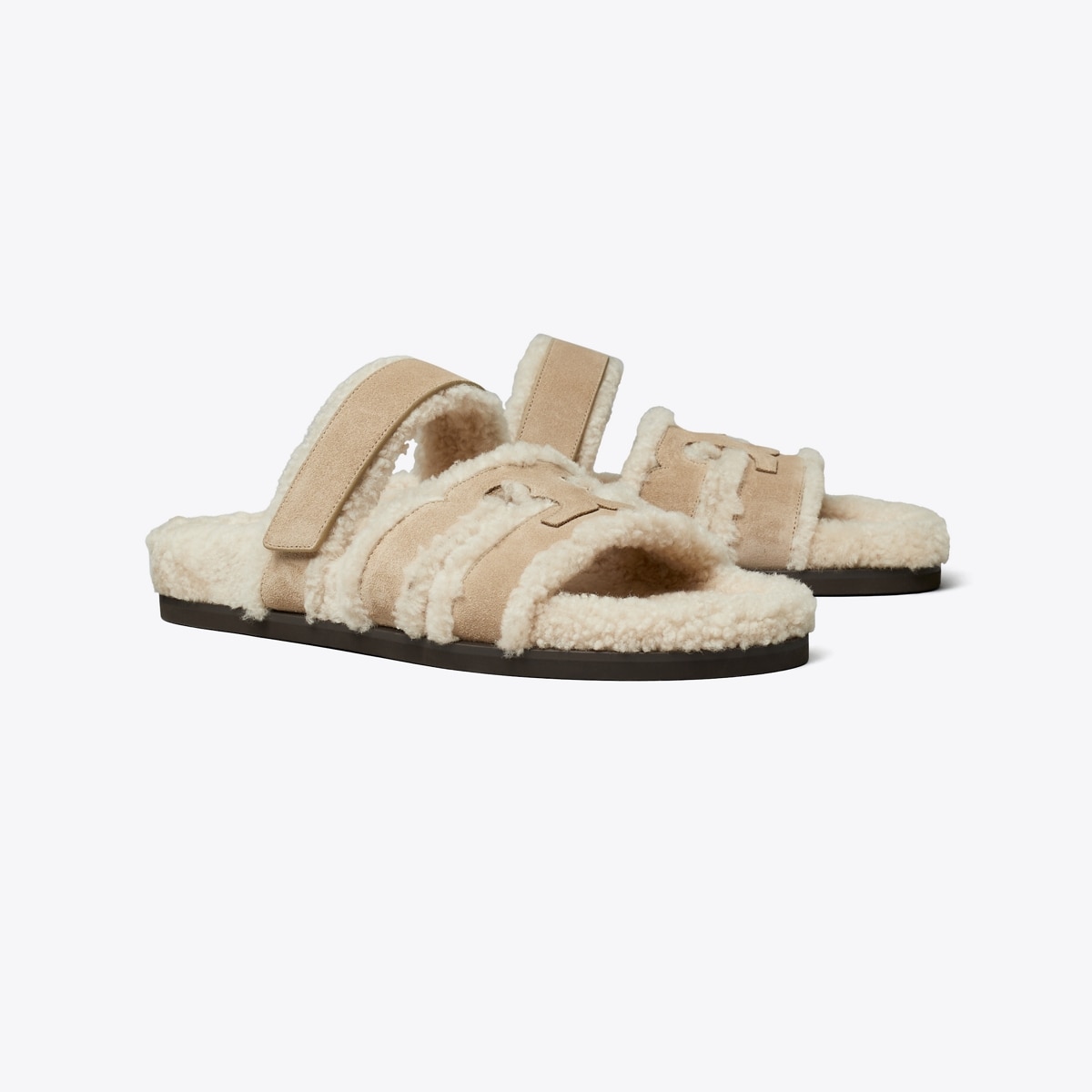 Ines Shearling Sport Slide: Women's Designer Sandals | Tory Burch