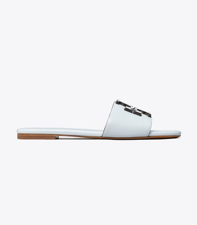 Tory Burch designer sandals Ines Single-Band Slide in SUMMIT side