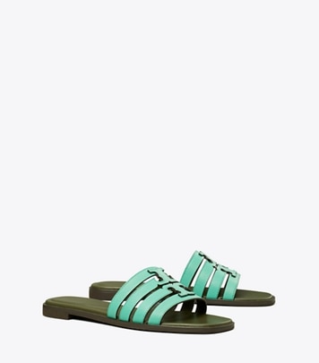 Double T Jacquard Slide
