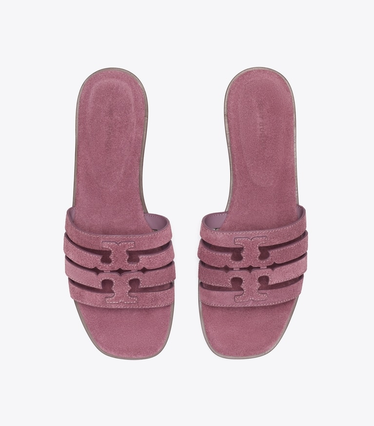 Tory Burch designer sandals Ines Slide in SOFT ORCHID / SOFT ORCHID overhead