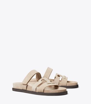 Tory Burch designer sandals Ines Sport Slide in AVOLA angle