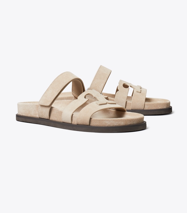 Tory Burch designer sandals Ines Sport Slide in AVOLA angle