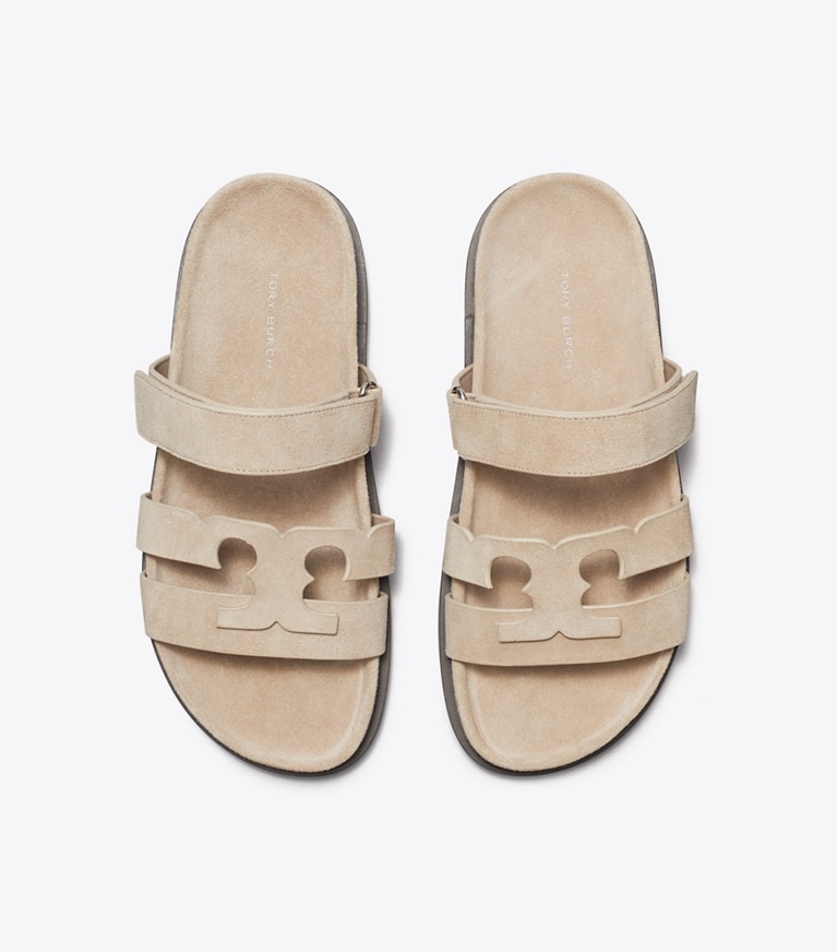 Tory Burch designer sandals Ines Sport Slide in AVOLA overhead
