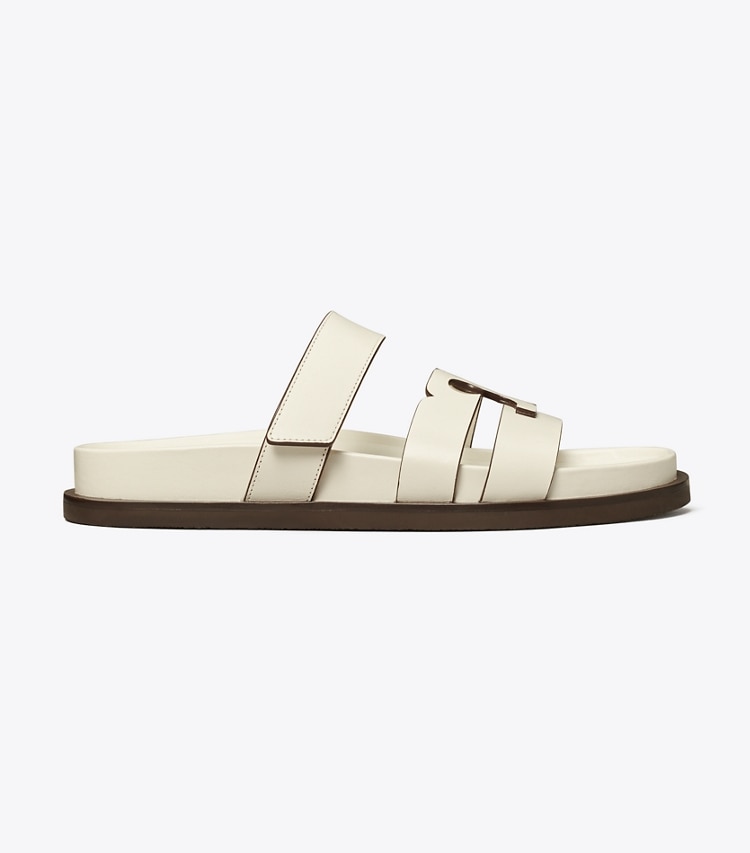 Tory Burch designer サンダル イネス スポーツスライド in NEW IVORY side