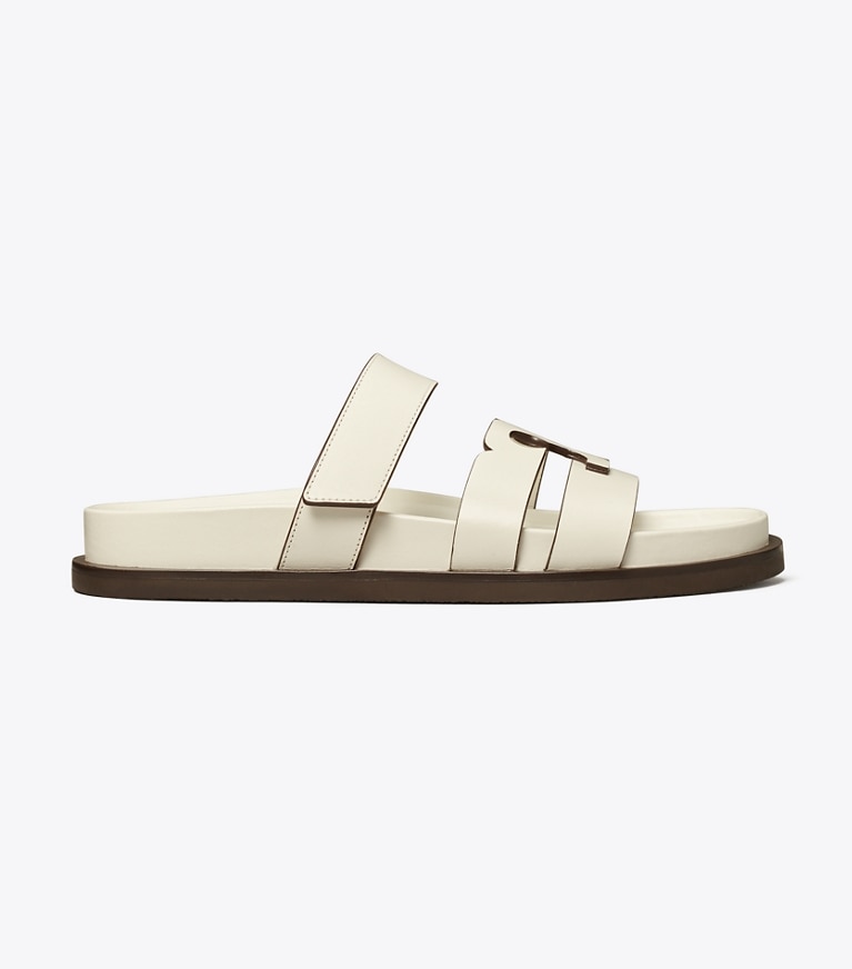 Tory Burch designer サンダル イネス スポーツスライド in NEW IVORY angle