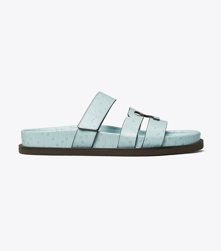 Tory Burch designer sandals Ines Sport Slide in SKY side