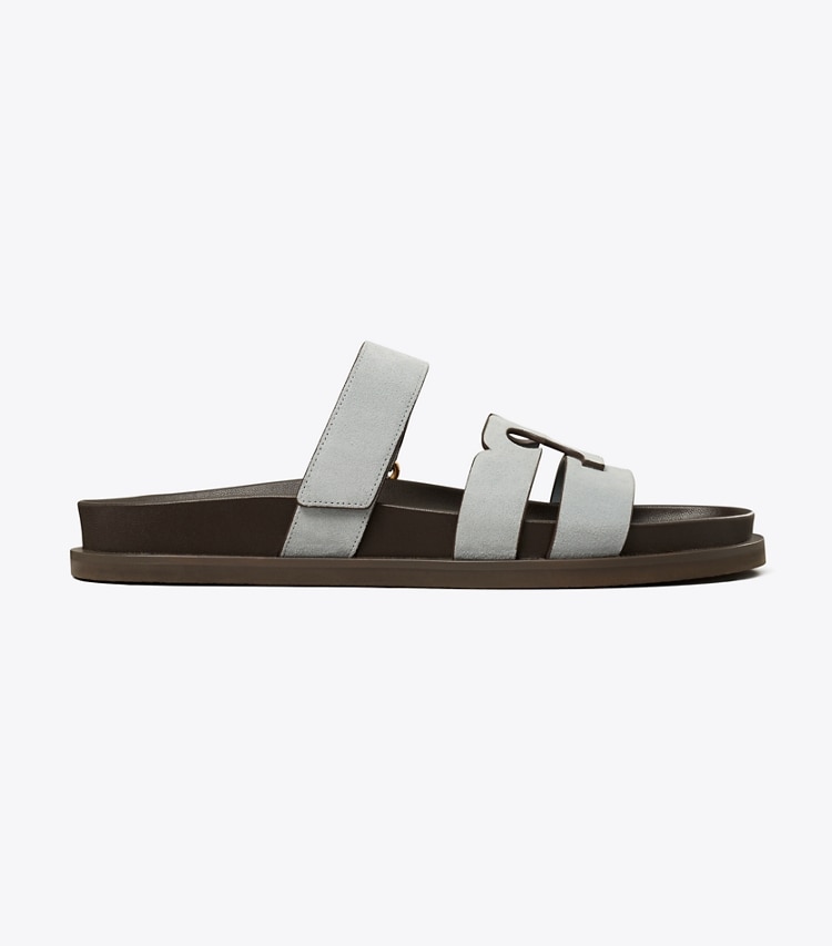 Tory Burch designer サンダル イネス スポーツスライド in ARIA BLUE side