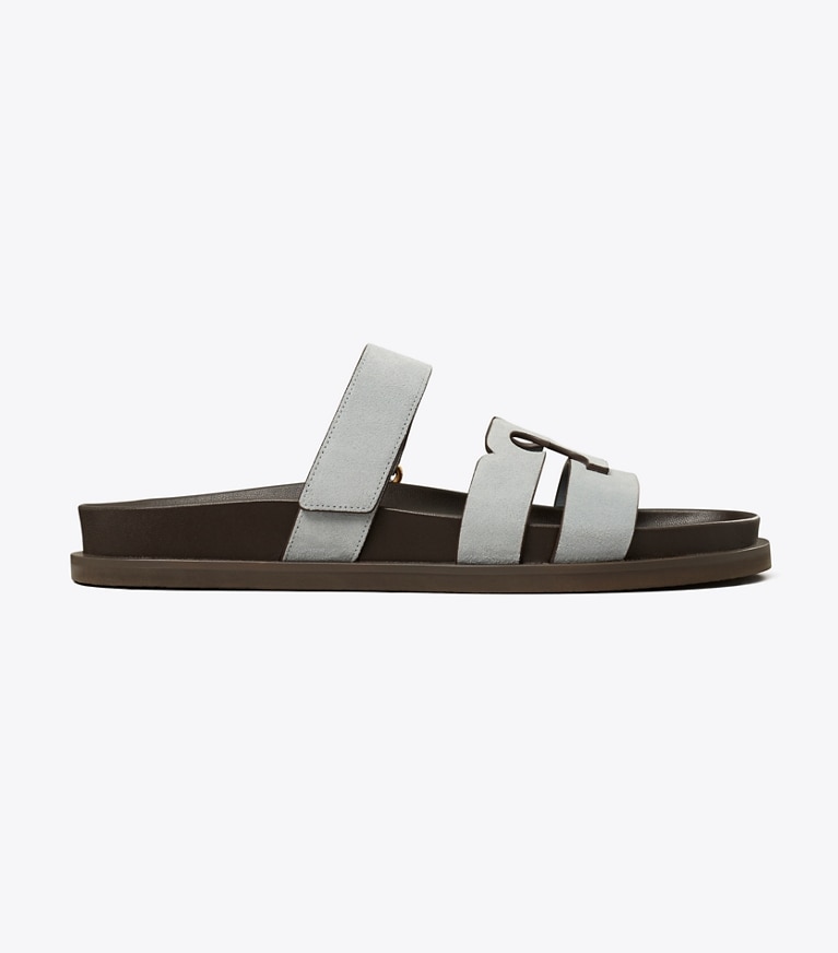 Tory Burch designer サンダル イネス スポーツスライド in ARIA BLUE angle