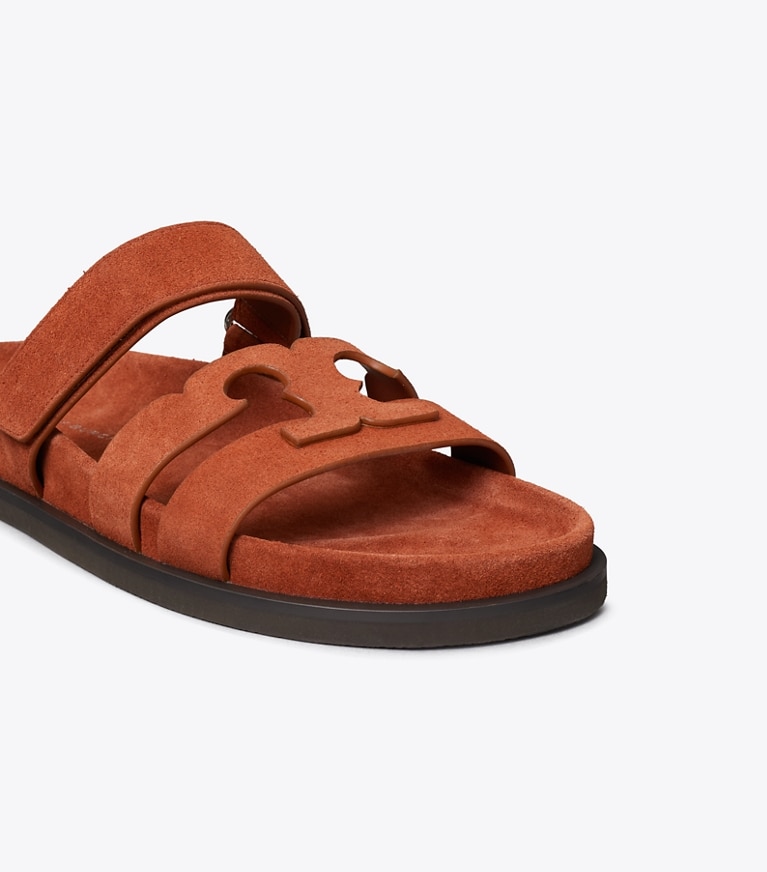 Tory Burch designer sandalen Ines Sportslide in ACERO detail