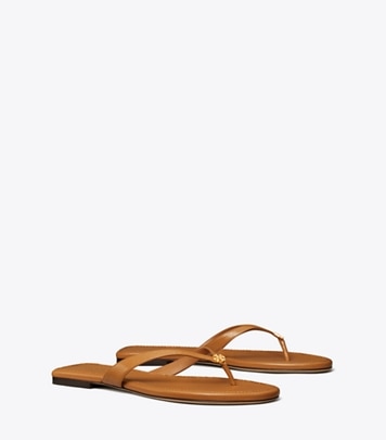 Tory Burch designer sandali Infradito Classic in CARAMEL CORN angle