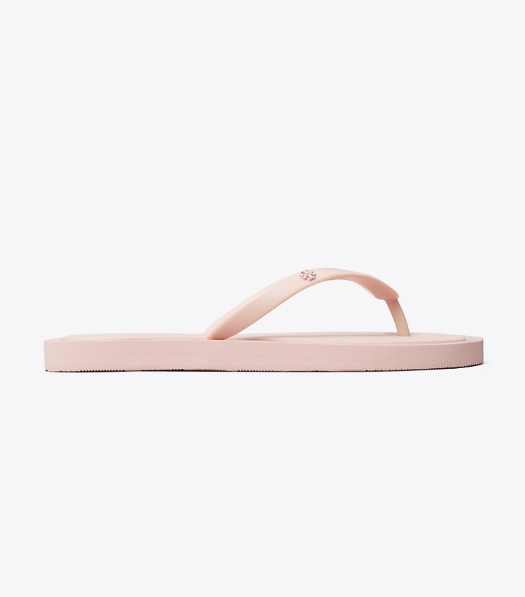 Tory Burch designer sandali Infradito imbottite Kira in PINK MEADOW side