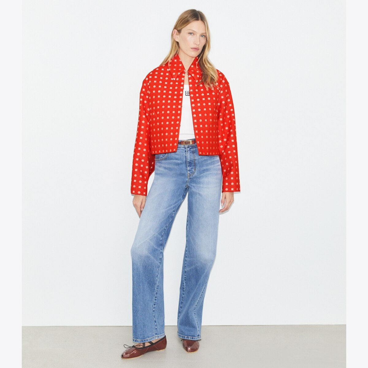 Jacquard Jacket: Women's Designer Jackets | Tory Burch
