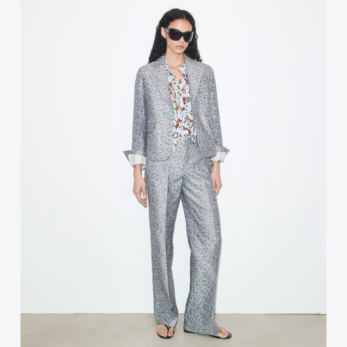 パンツ JACQUARD PATTERN DRAPE PANTS Jacquard Pant: Women's Designer Bottoms | Tory Burch