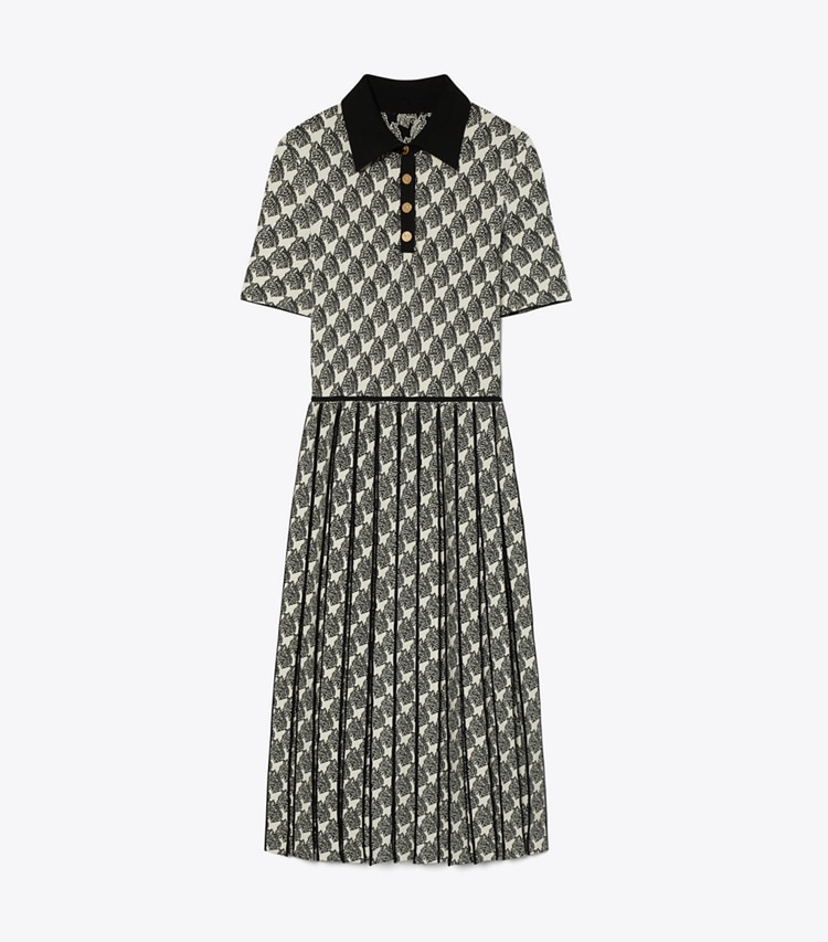 Jacquard Polo Dress: Women's Designer Dresses | Tory Burch