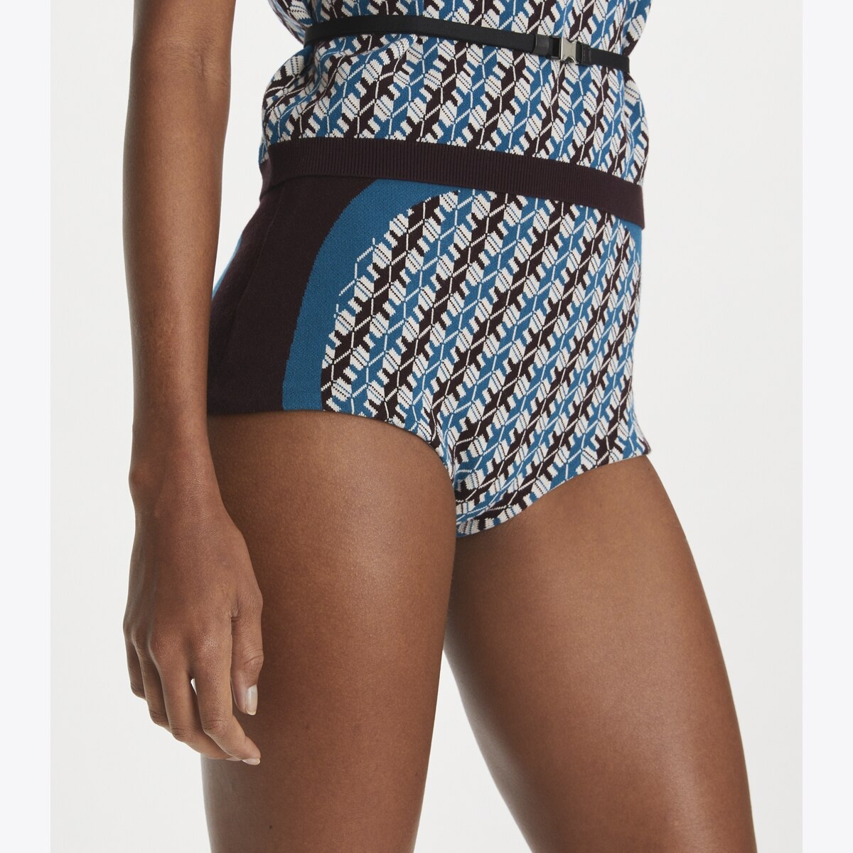 【関税&送料込】Tory Burch Two-Tone Stretch Tweed Shorts Tweed Short: Women's Designer Bottoms | Tory Burch