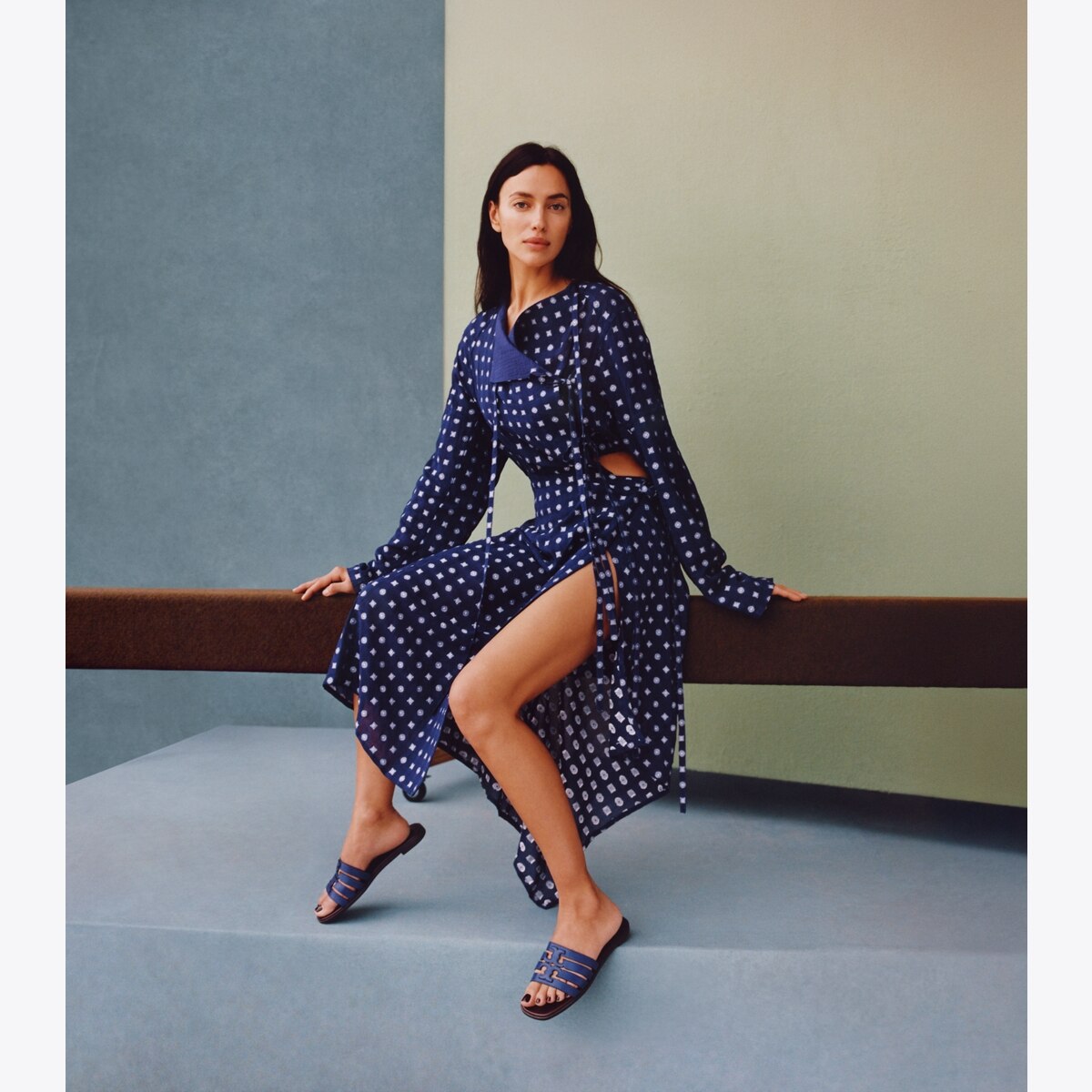 Jacquard Wrap Dress: Women's Designer Dresses | Tory Burch