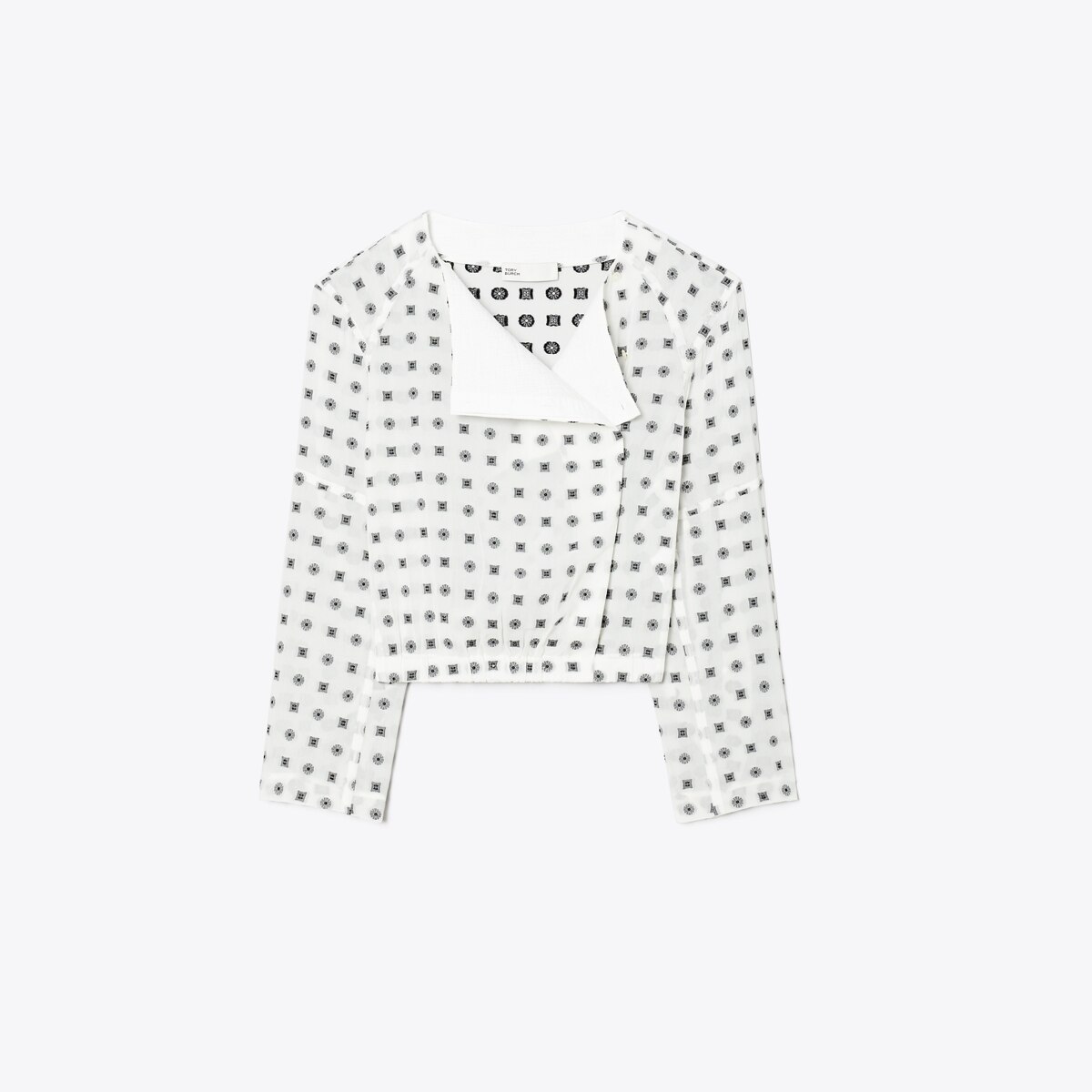 JACQUARD WRAP TOP