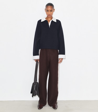 Tory Burch トリーバーチ ボトムス パンツ ハーフパンツ ショートパンツ フリンジ ジャガード ブラック ホワイト [サイズ 0] トリーバーチ（パンツ｜ボトムス）：レディースファッション